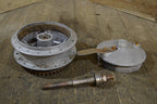 MAF 175 250 Rear ,Hub Brake Plate, Sprocket & Spindle Used Part