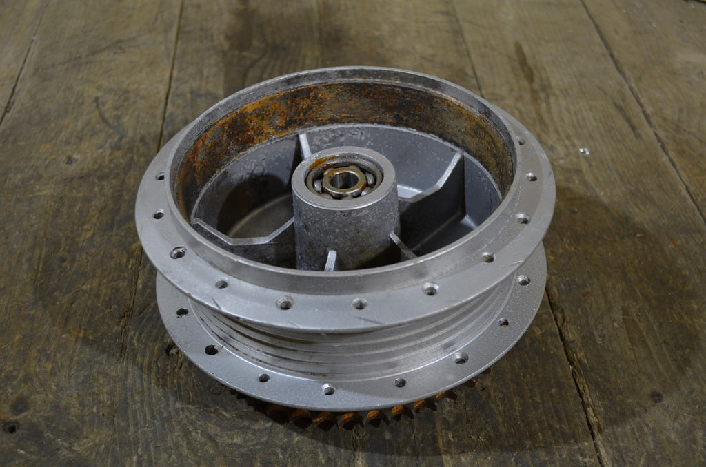 MAF 175 250 Rear ,Hub Brake Plate, Sprocket & Spindle Used Part