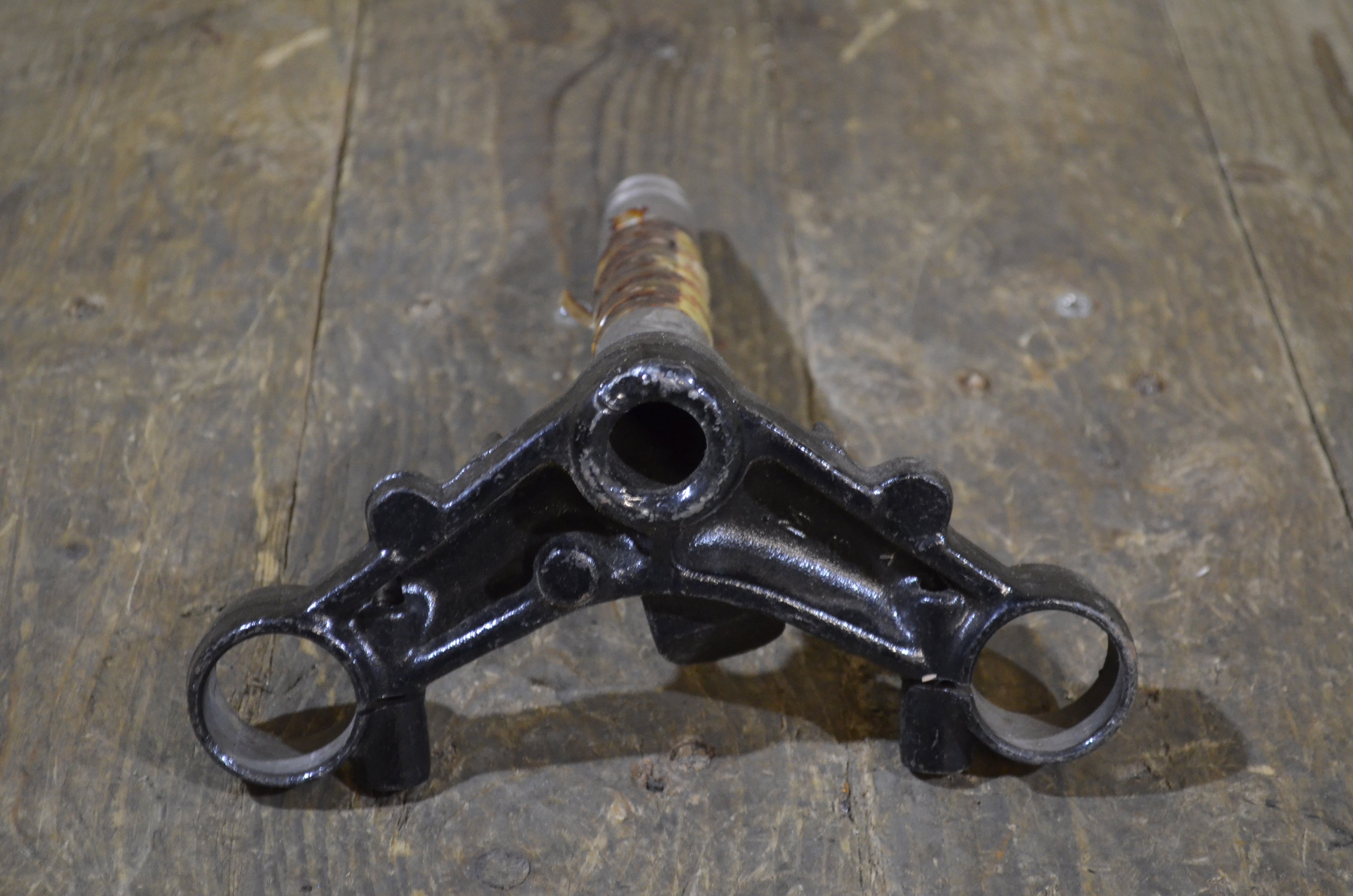Honda CB125 CB200, Bottom Steering Yoke, Shop Soiled Part No 53200-354-620B