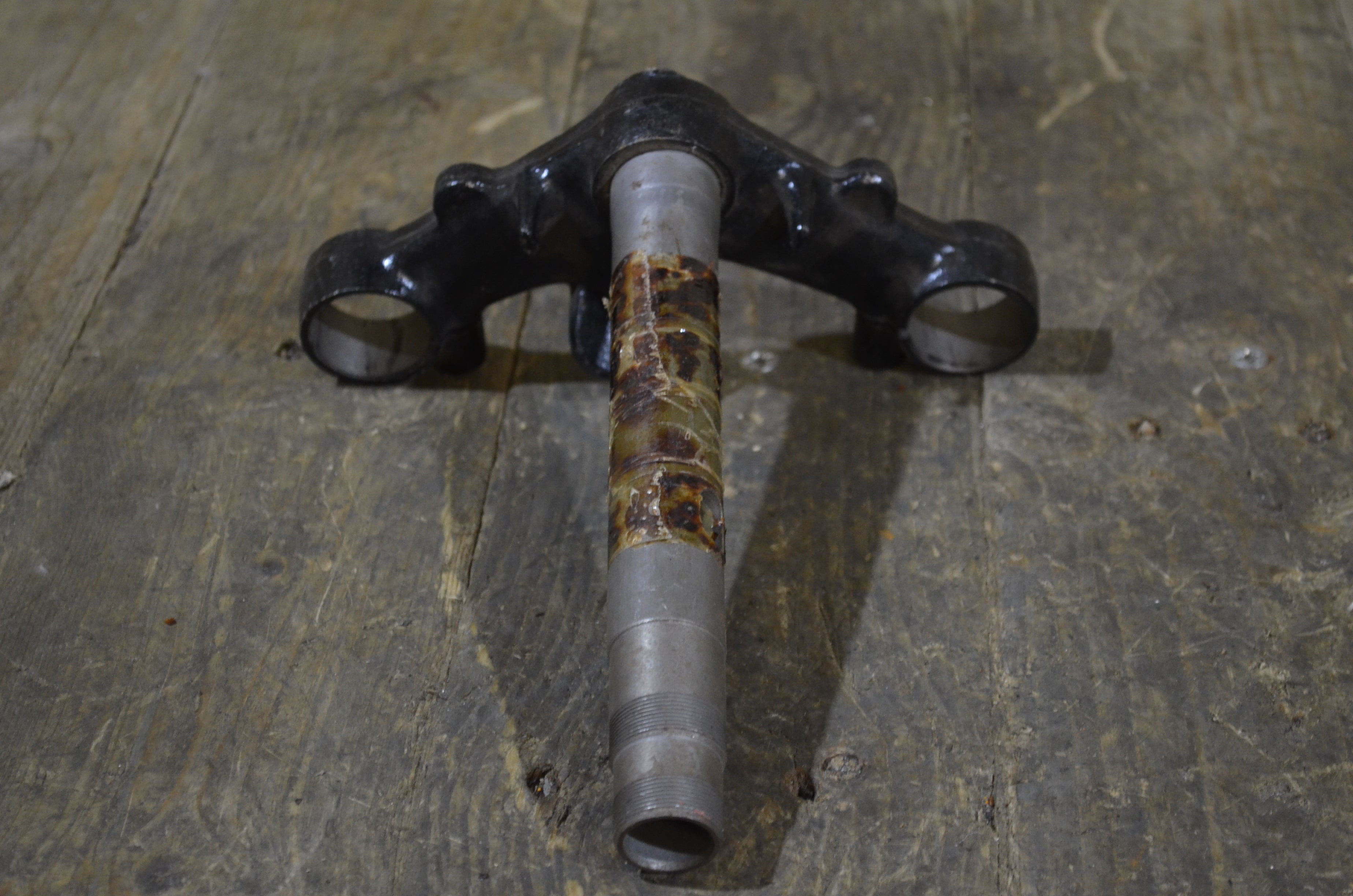 Honda CB125 CB200, Bottom Steering Yoke, Shop Soiled Part No 53200-354-620B