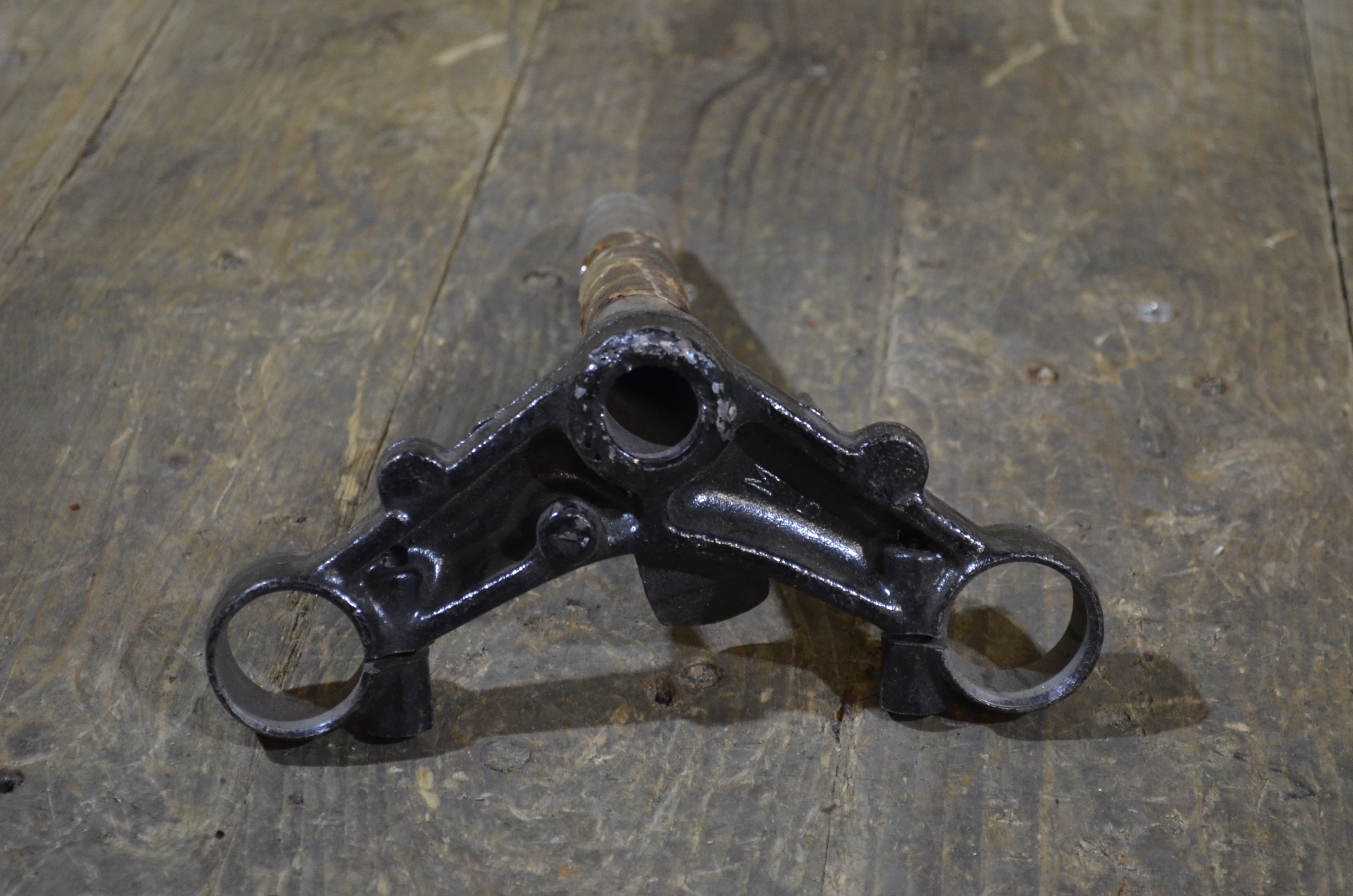 Honda CB125 CB200, Bottom Steering Yoke, Shop Soiled Part No 53200-354-620B
