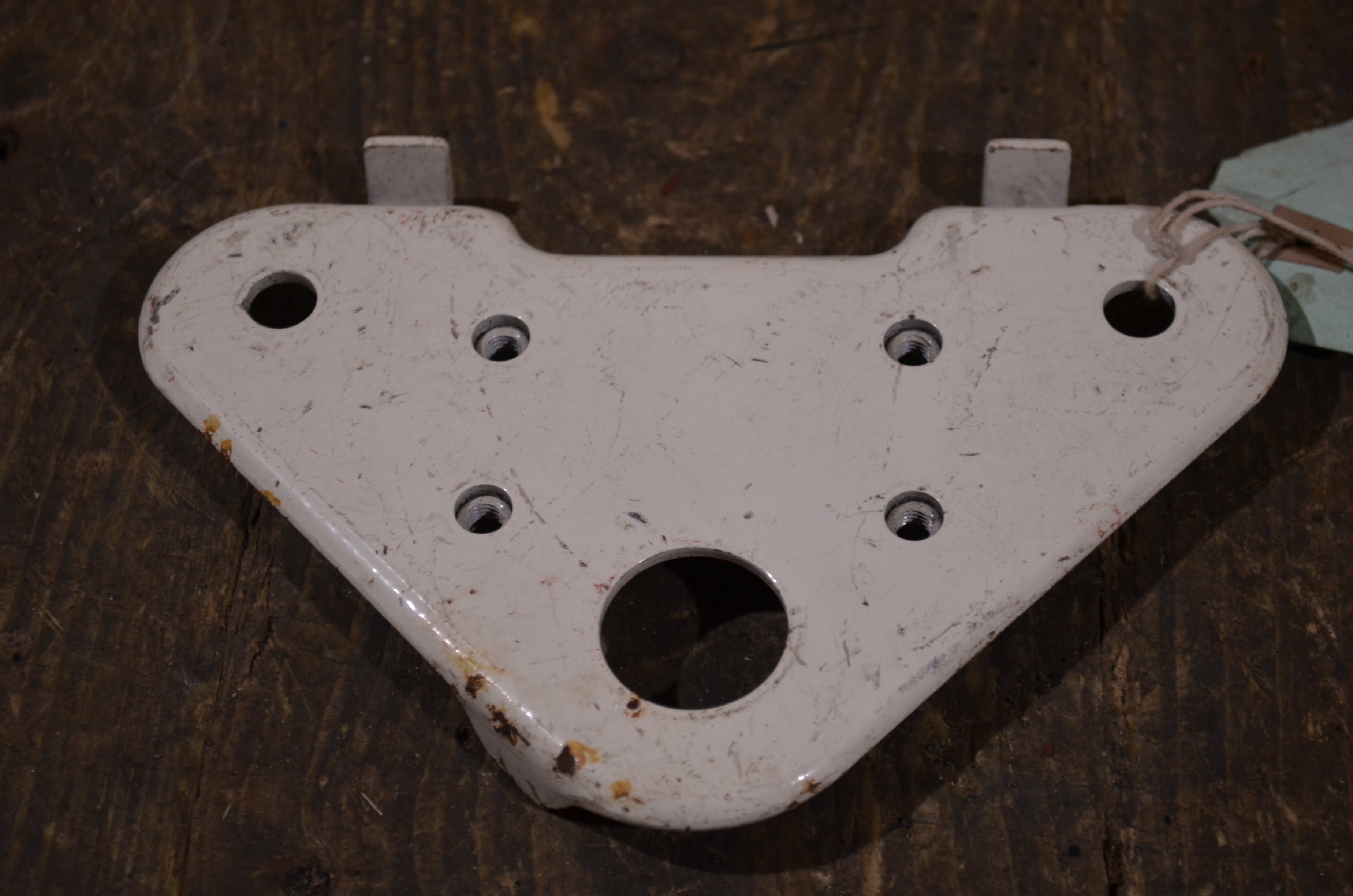 Honda PA50 ,Top Steering Yoke, White Used Part Honda Part Number 53230-148-400CW