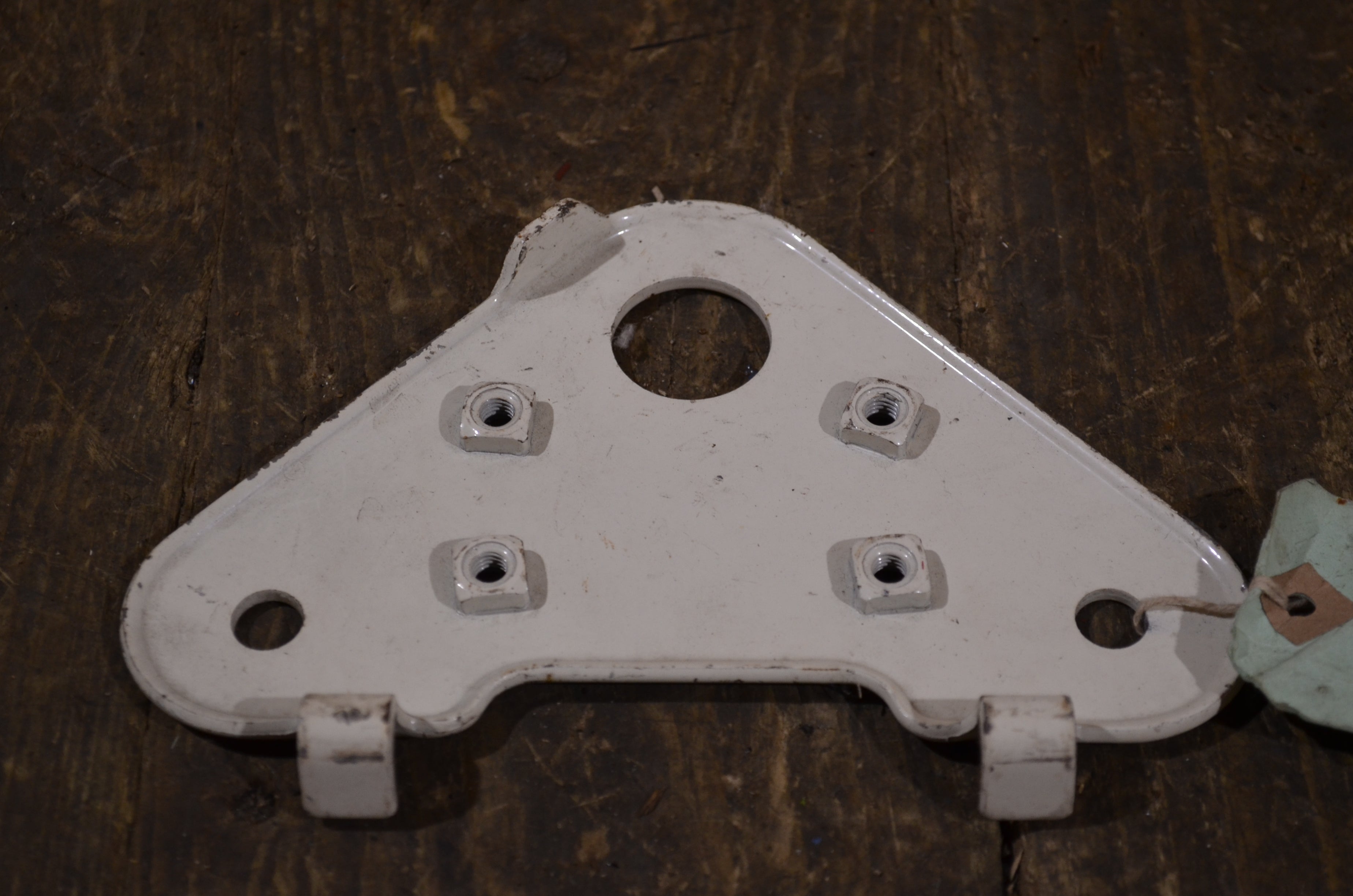 Honda PA50 ,Top Steering Yoke, White Used Part Honda Part Number 53230-148-400CW