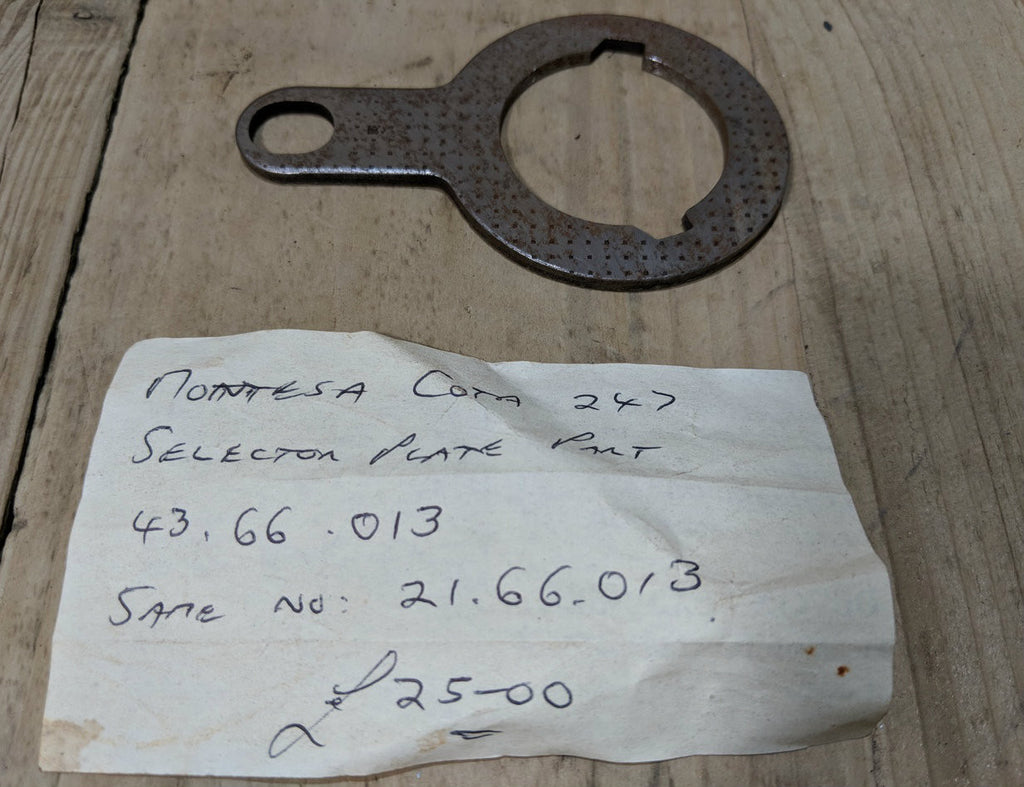 Montesa Cota 247 NOS ,Gear Selector Plate, 216613