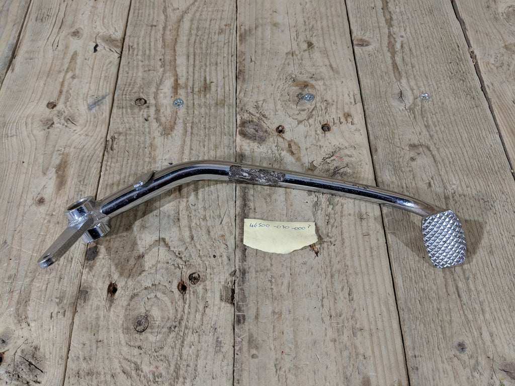 Honda C200 ,Genuine Rear Brake Pedal, NOS Honda Part Number 46500-030-000