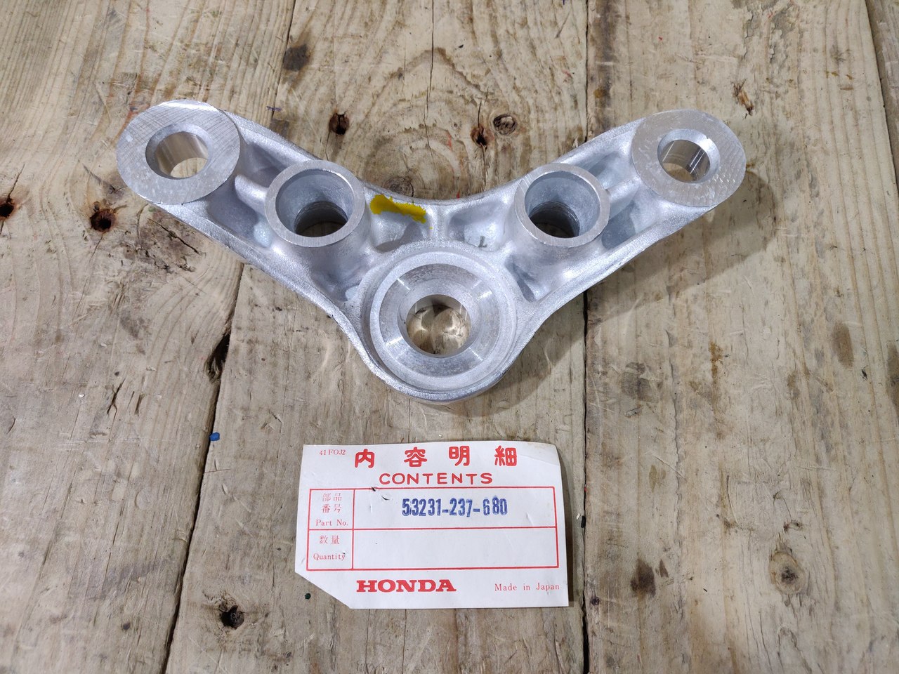 Honda CD175 CA175 ,Steering Top Yoke, Honda Part Number 53231-237-680