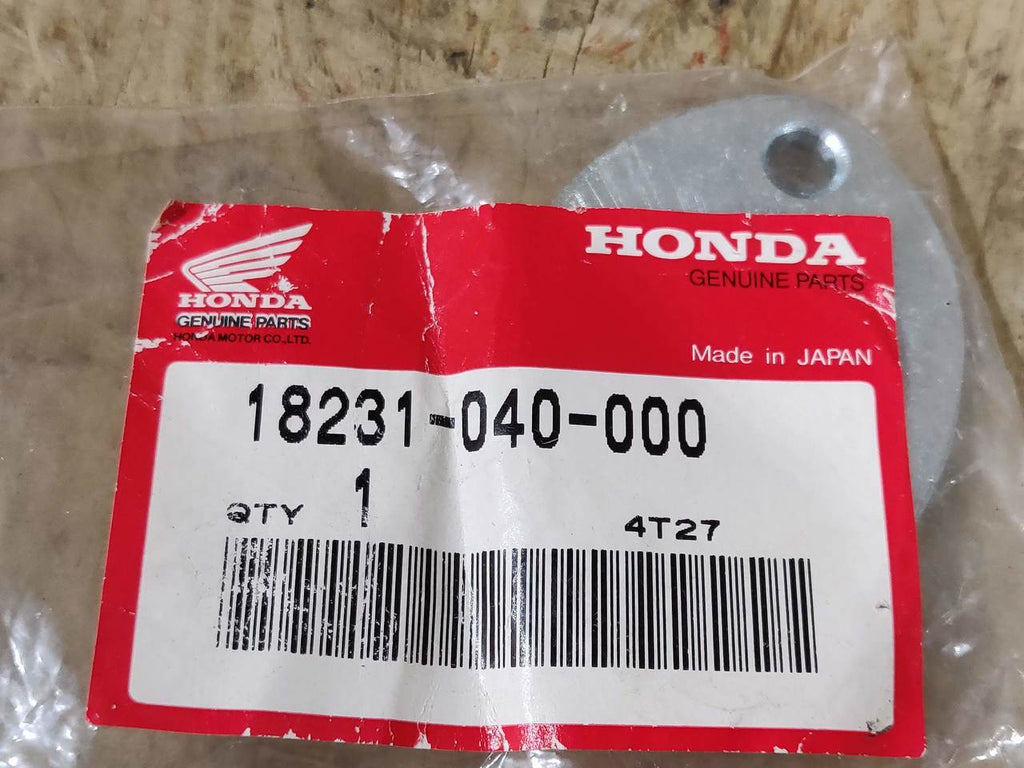 Honda Z50A C65 ,Exhaust Joint Plate, Genuine NOS Honda Part Number 18231-040-000