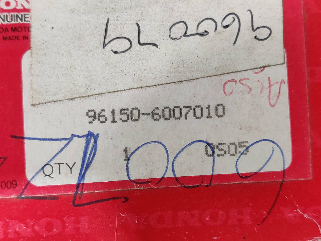 Genuine NOS ,Honda 6007 NSK Bearing, 96150-6007-010