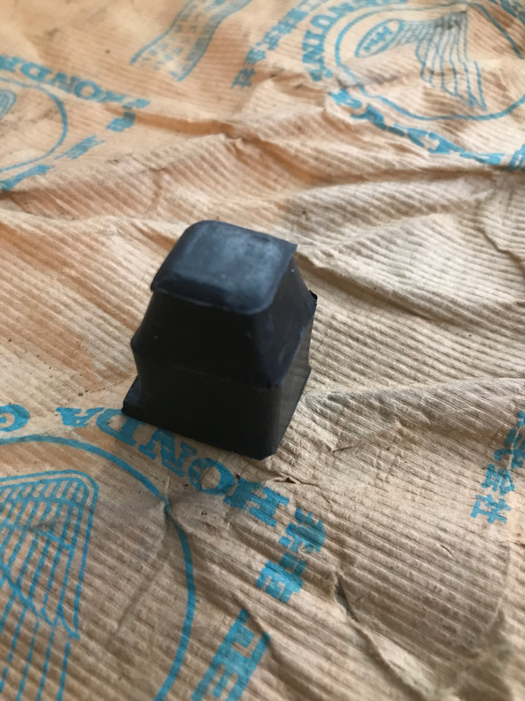 Honda C100 C102,Seat Rubber Stopper, Genuine NOS Honda Part Number 77236-001-810