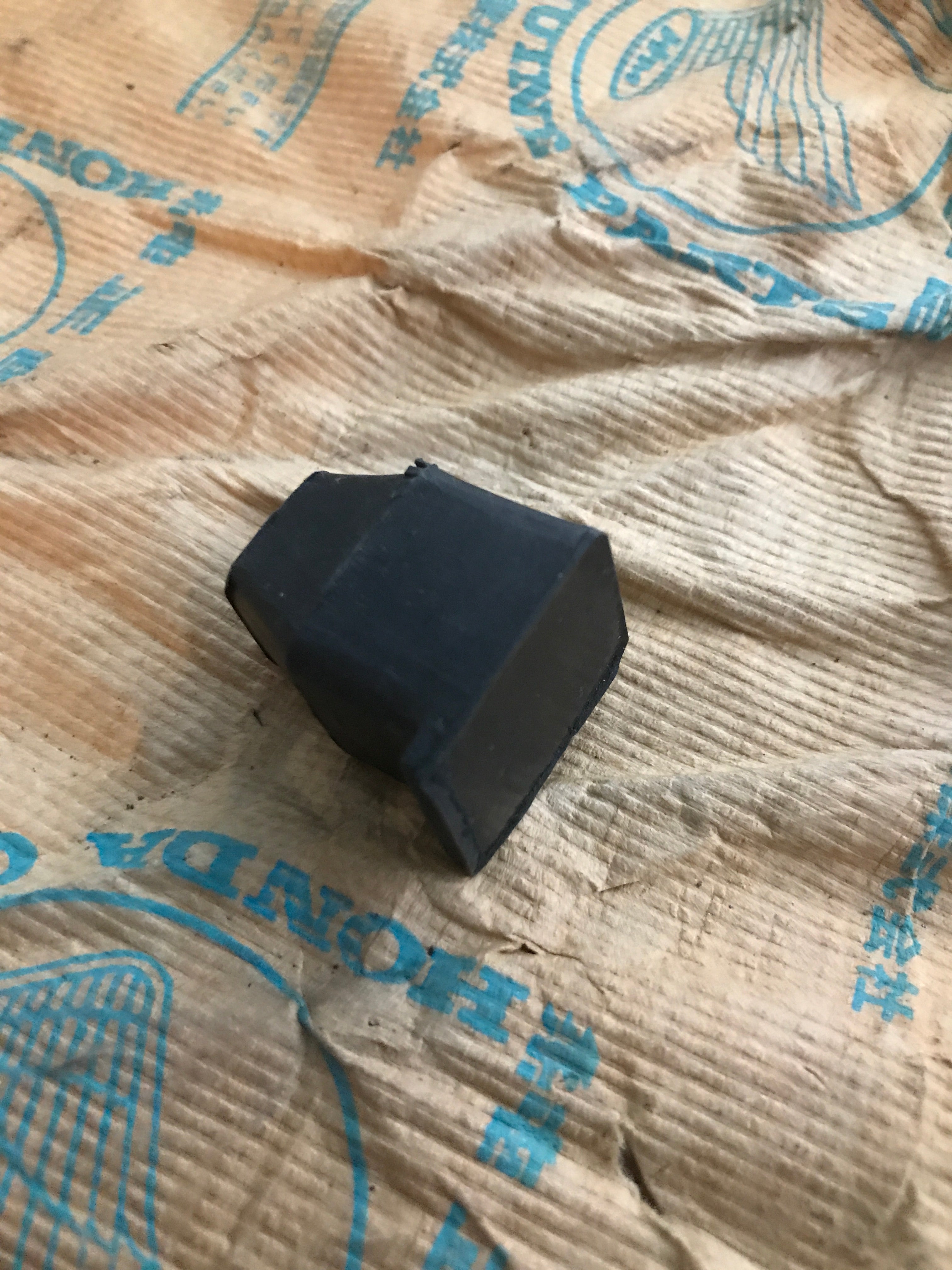 Honda C100 C102,Seat Rubber Stopper, Genuine NOS Honda Part Number 77236-001-810