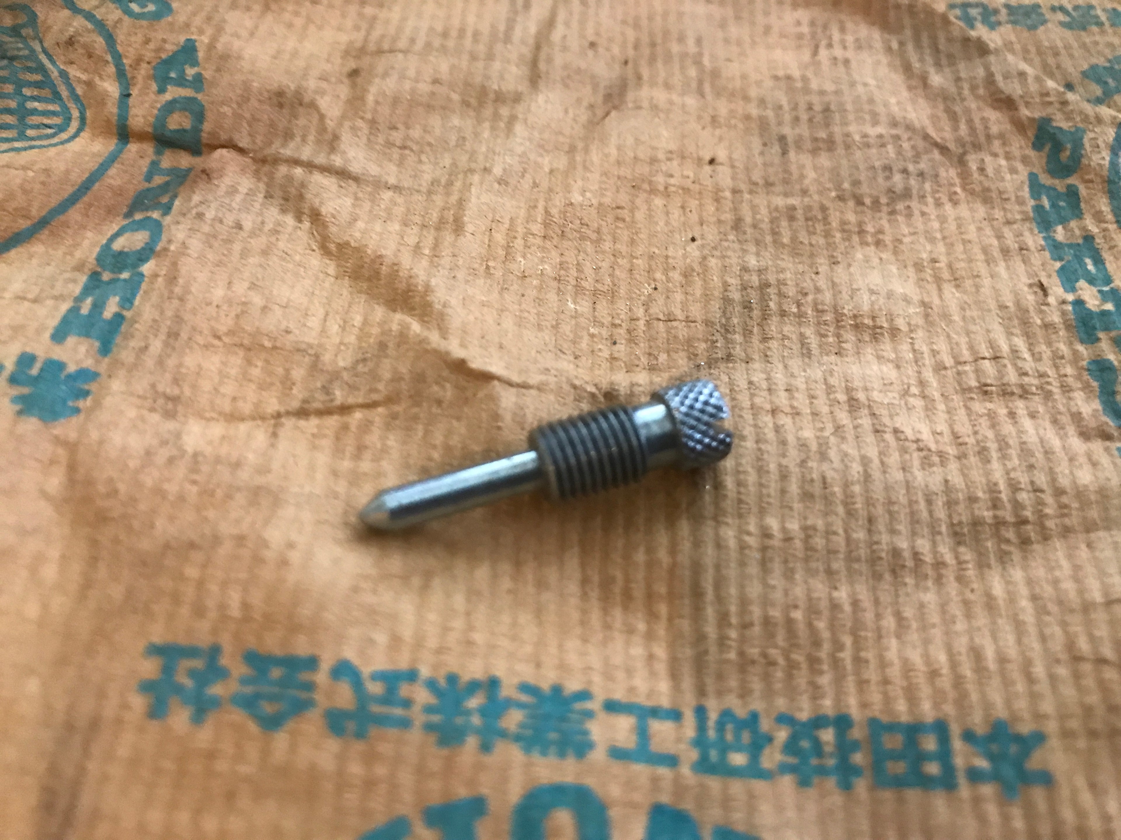 Honda C92 CA160 CA175 CB100 ,Throttle Screw, Genuine NOS Honda Part Number 16163-011-004