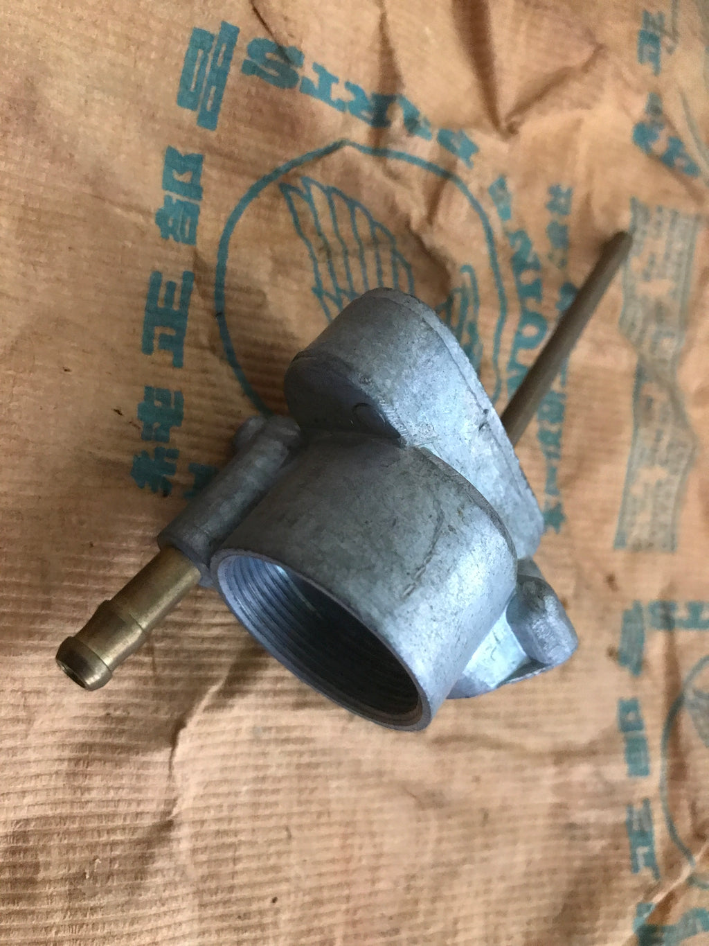 Honda C110 C115 C200 CA110 CA200 CB50M CD90 ,Fuel Tap Body, Genuine NOS Honda Part Number 16951-011-020