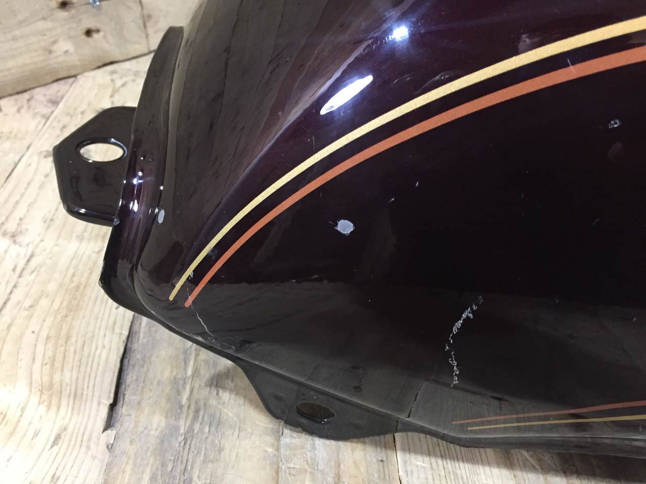 Honda CB750FK ,Fuel Tank, NOS Shop Soiled MAROON