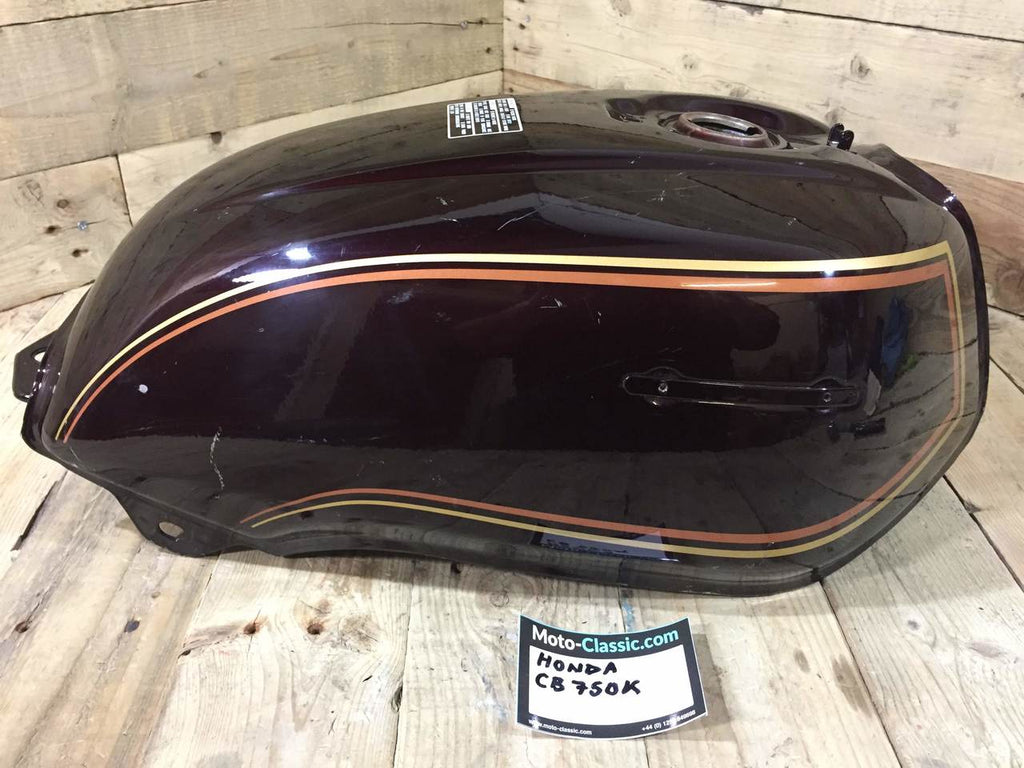 Honda CB750FK ,Fuel Tank, NOS Shop Soiled MAROON