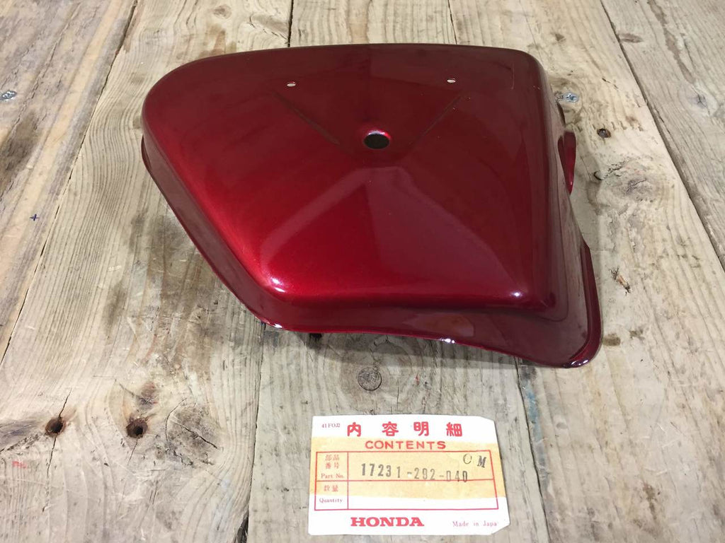 Honda CB450K3 ,Right Side Air Cleaner, Honda Part Number 17231-292-040CM Used