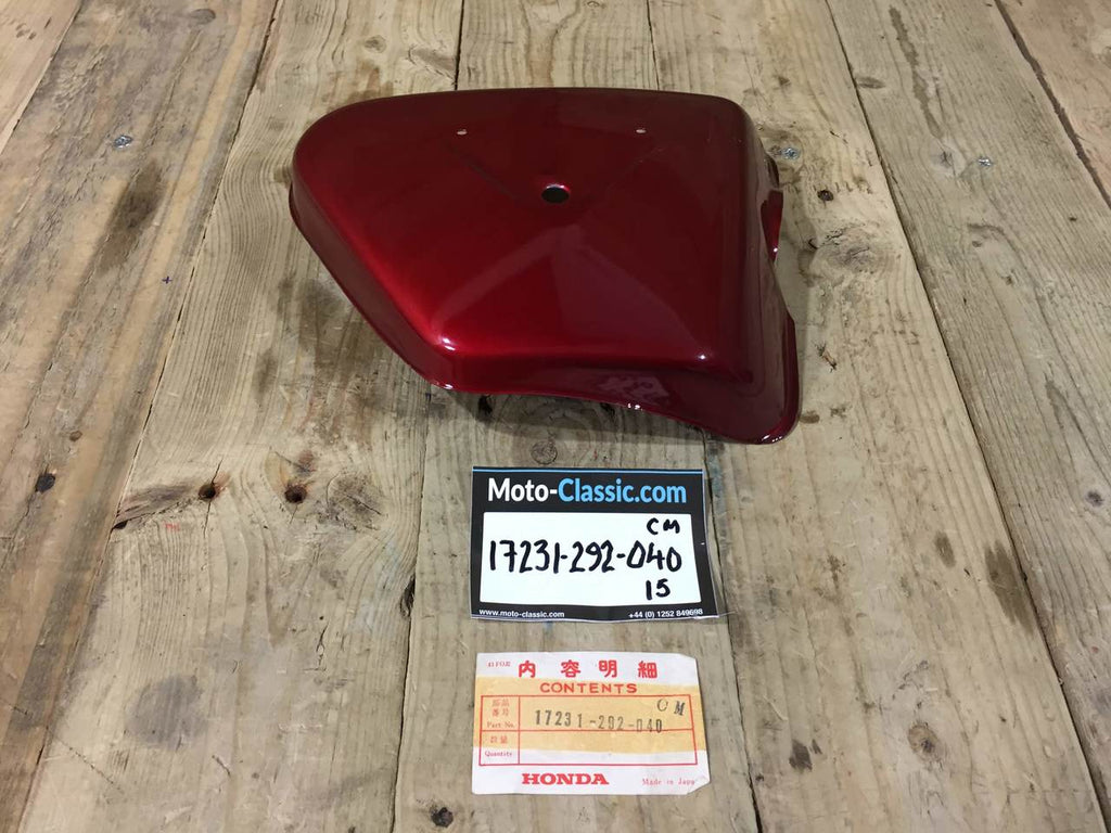 Honda CB450K3 ,Right Side Air Cleaner, Honda Part Number 17231-292-040CM Used