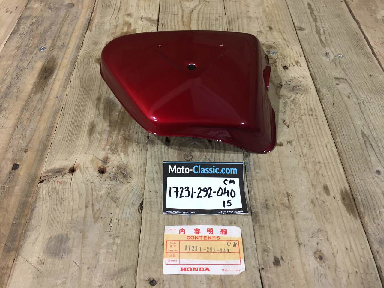 Honda CB450K3 ,Right Side Air Cleaner, Honda Part Number 17231-292-040CM Used