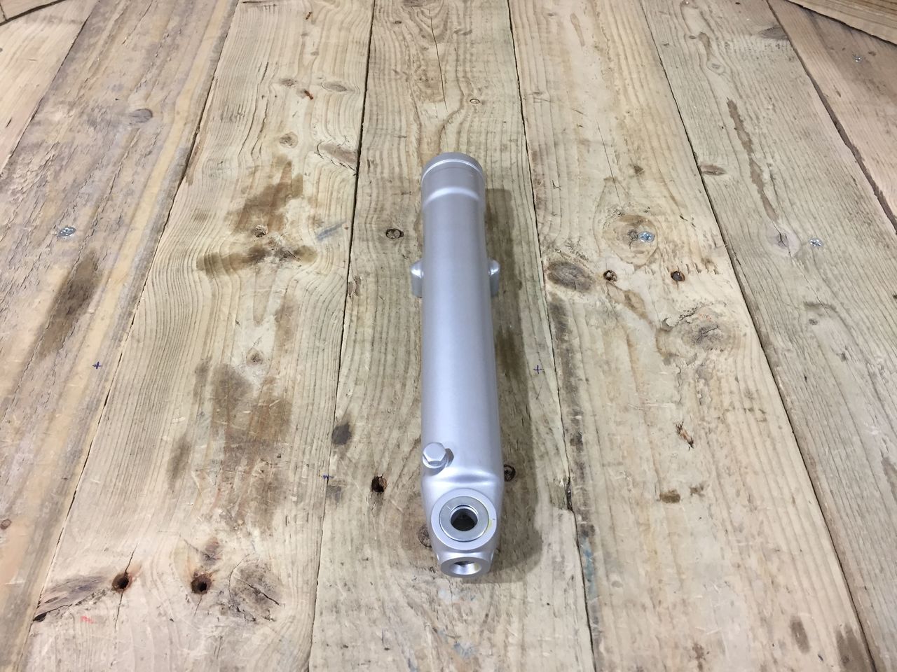 Honda CD90,Right Fork Leg Case, NOS Genuine Honda Part Number 51420-028-710S
