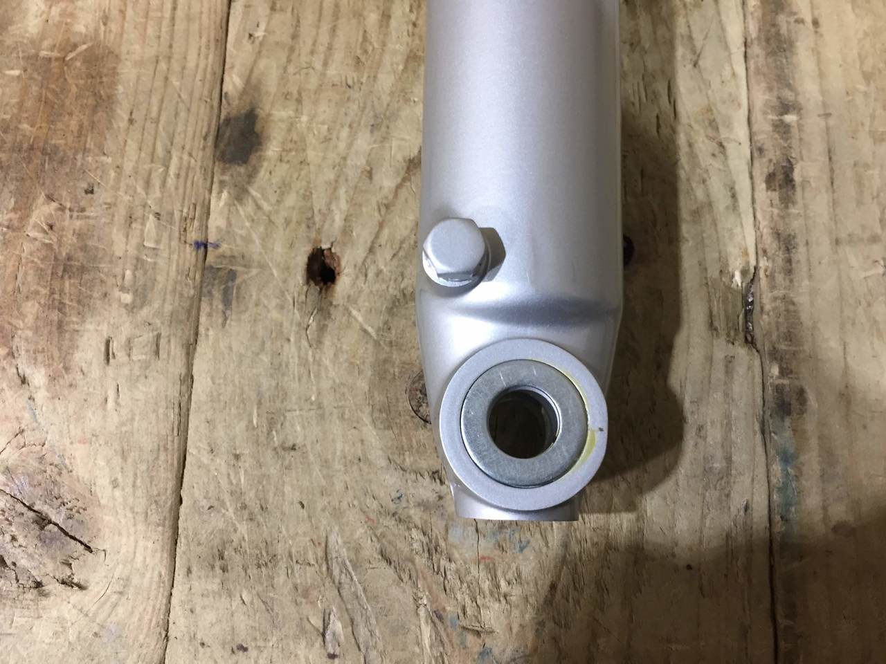 Honda CD90,Right Fork Leg Case, NOS Genuine Honda Part Number 51420-028-710S