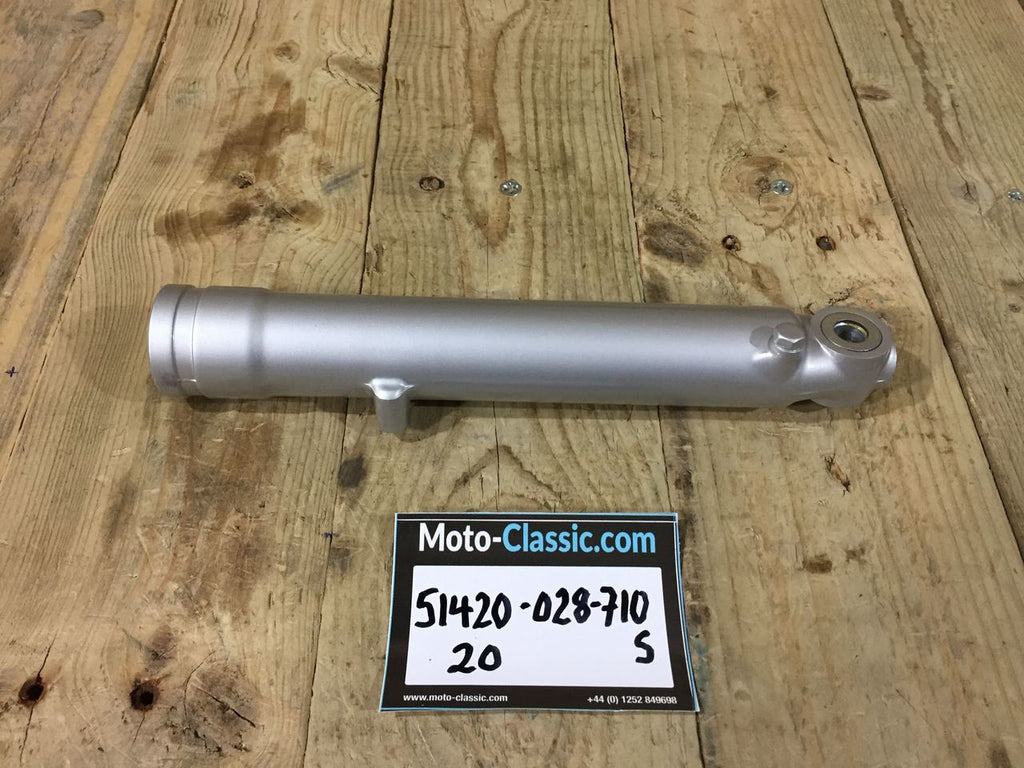 Honda CD90,Right Fork Leg Case, NOS Genuine Honda Part Number 51420-028-710S