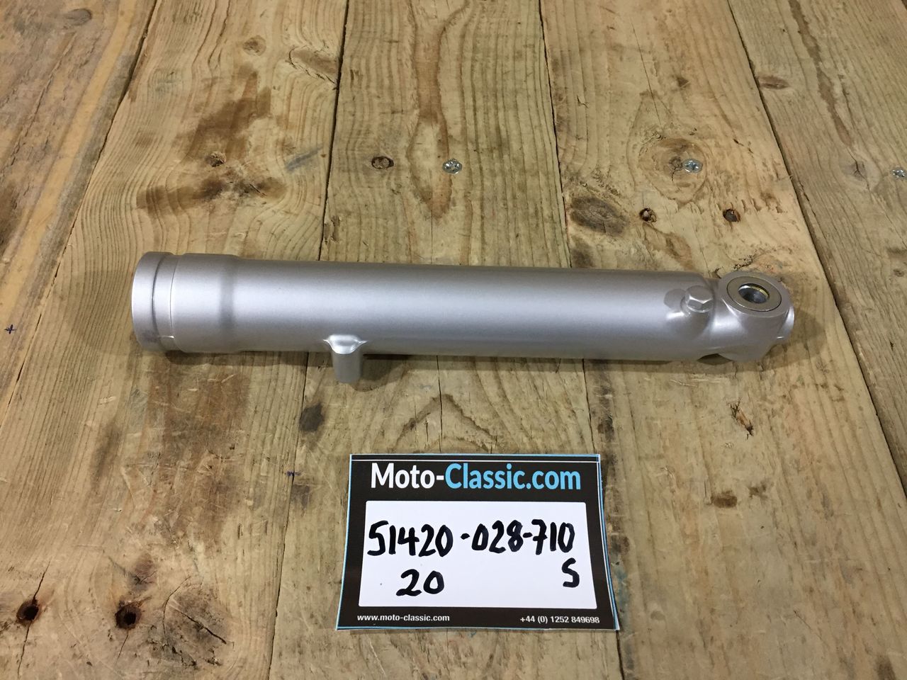 Honda CD90,Right Fork Leg Case, NOS Genuine Honda Part Number 51420-028-710S