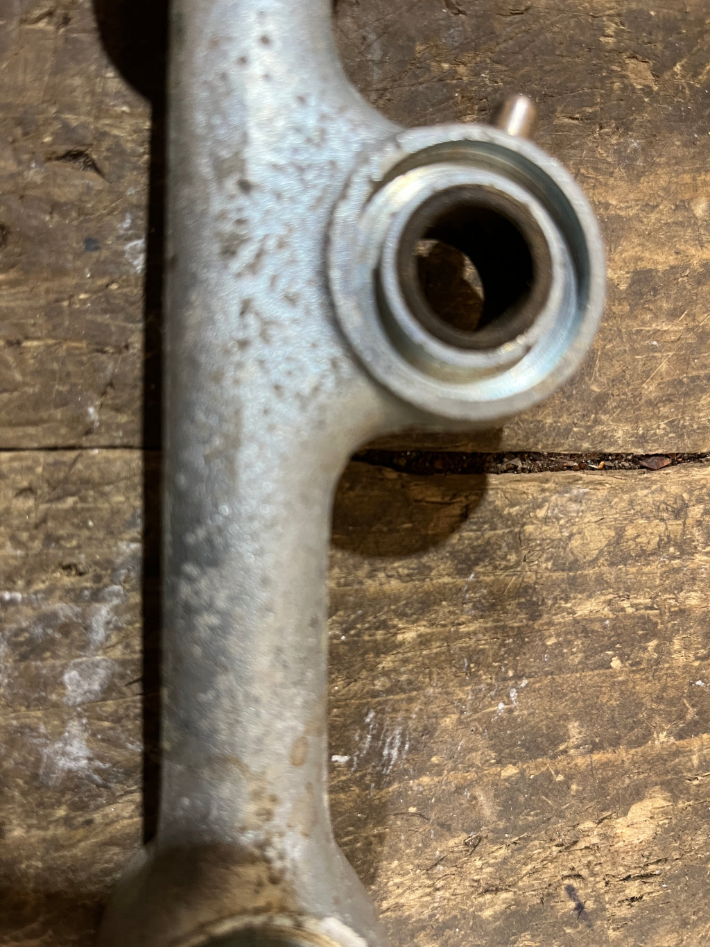 Honda CB92 CB95 ,Left Suspension Arm, Genuine NOS Honda Part Number 51220-205-000