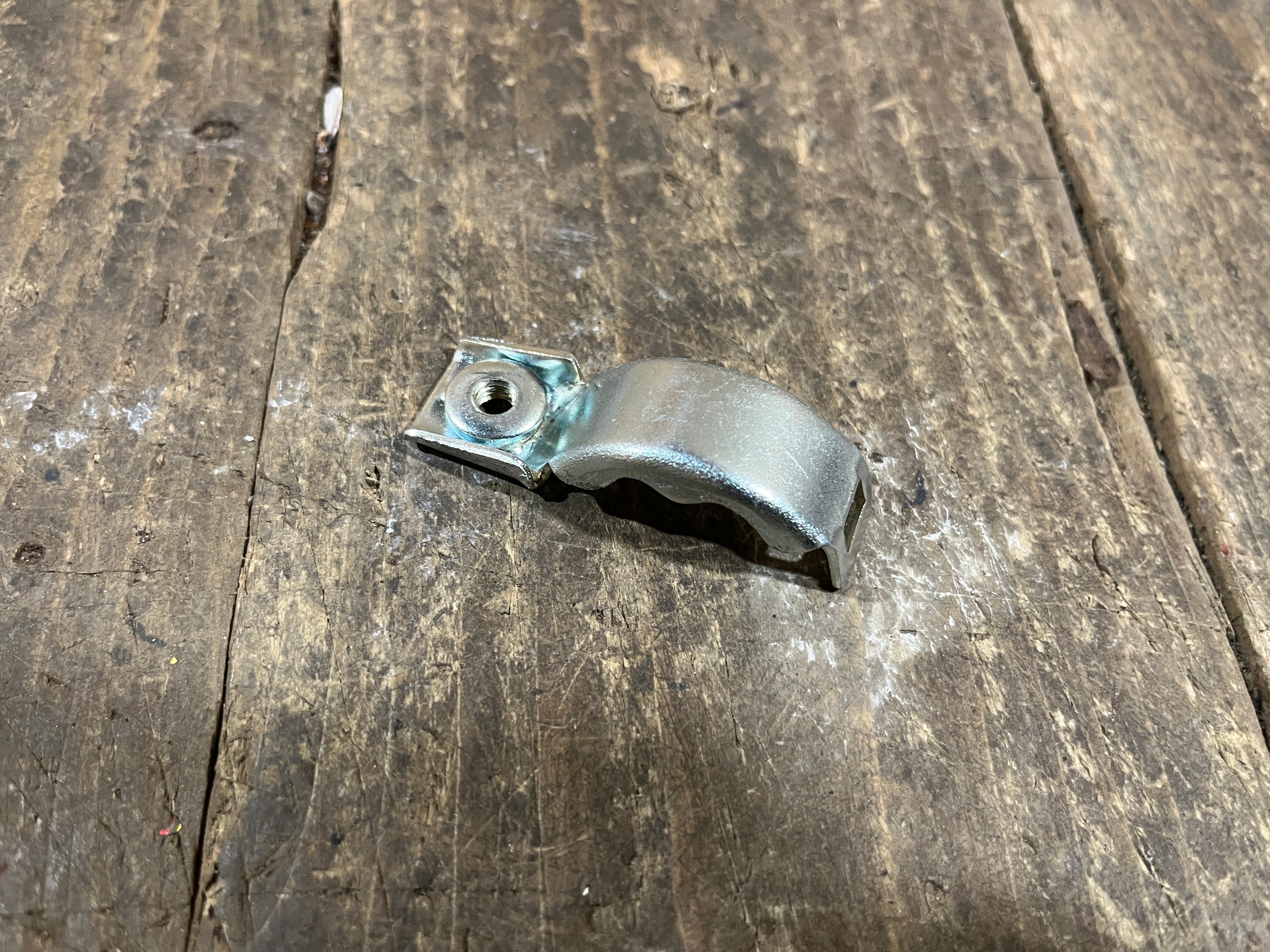 Honda C110 CL70 CS60 CS65,Exhaust Head Shield Clamp, Genuine Part Number 18281-011-000