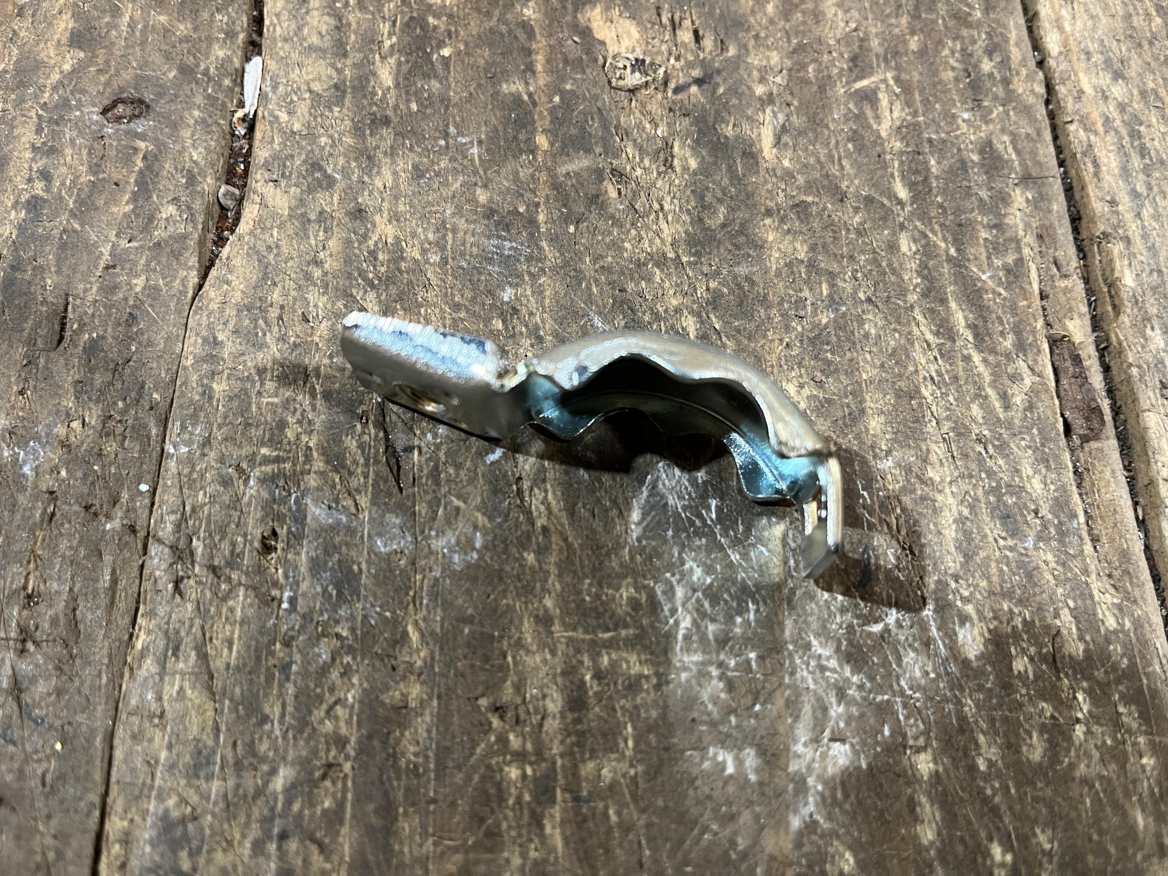 Honda C110 CL70 CS60 CS65,Exhaust Head Shield Clamp, Genuine Part Number 18281-011-000