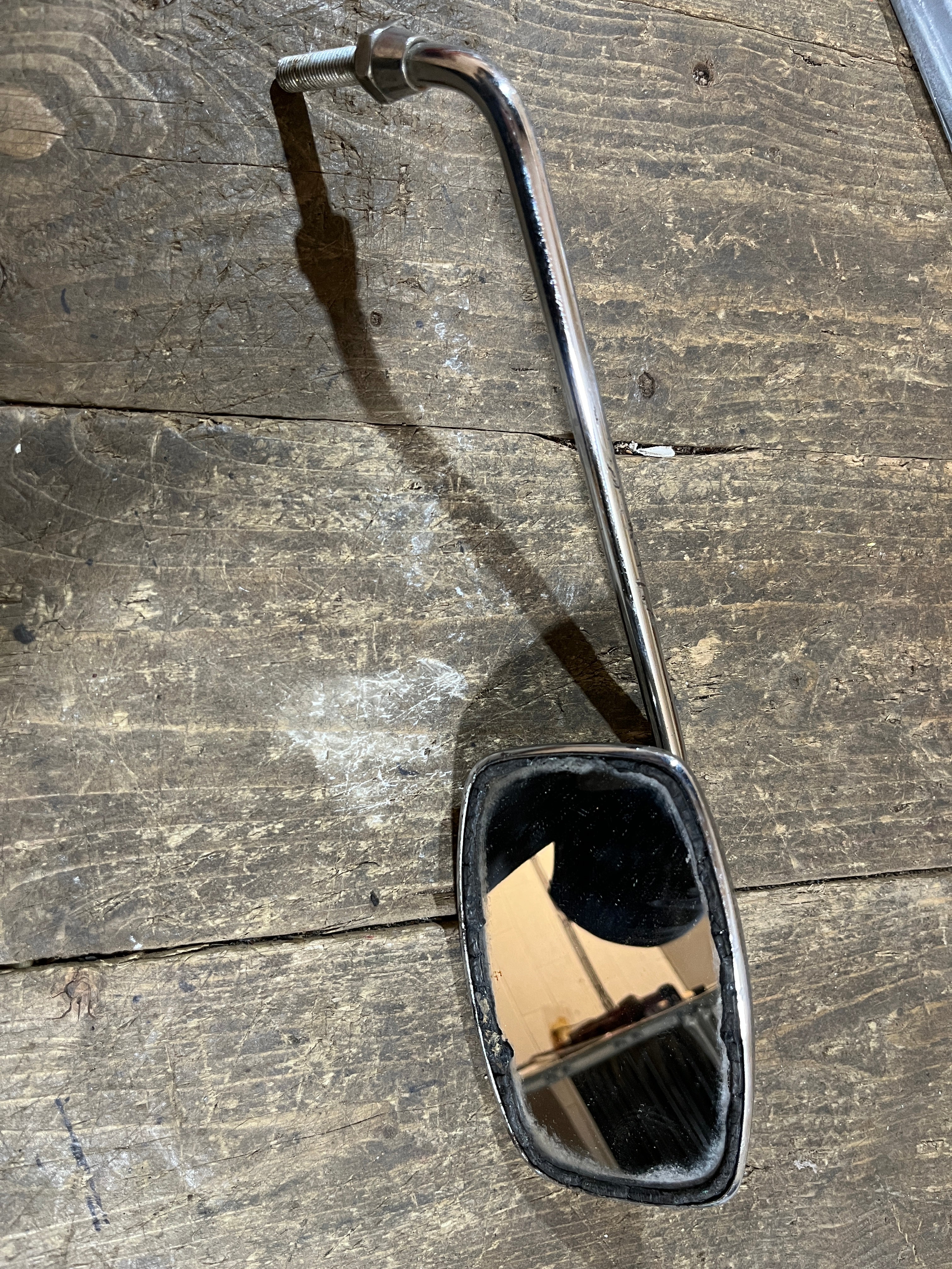 Honda C72 C77 C78 ,Right Hand Complete Mirror, Used Part