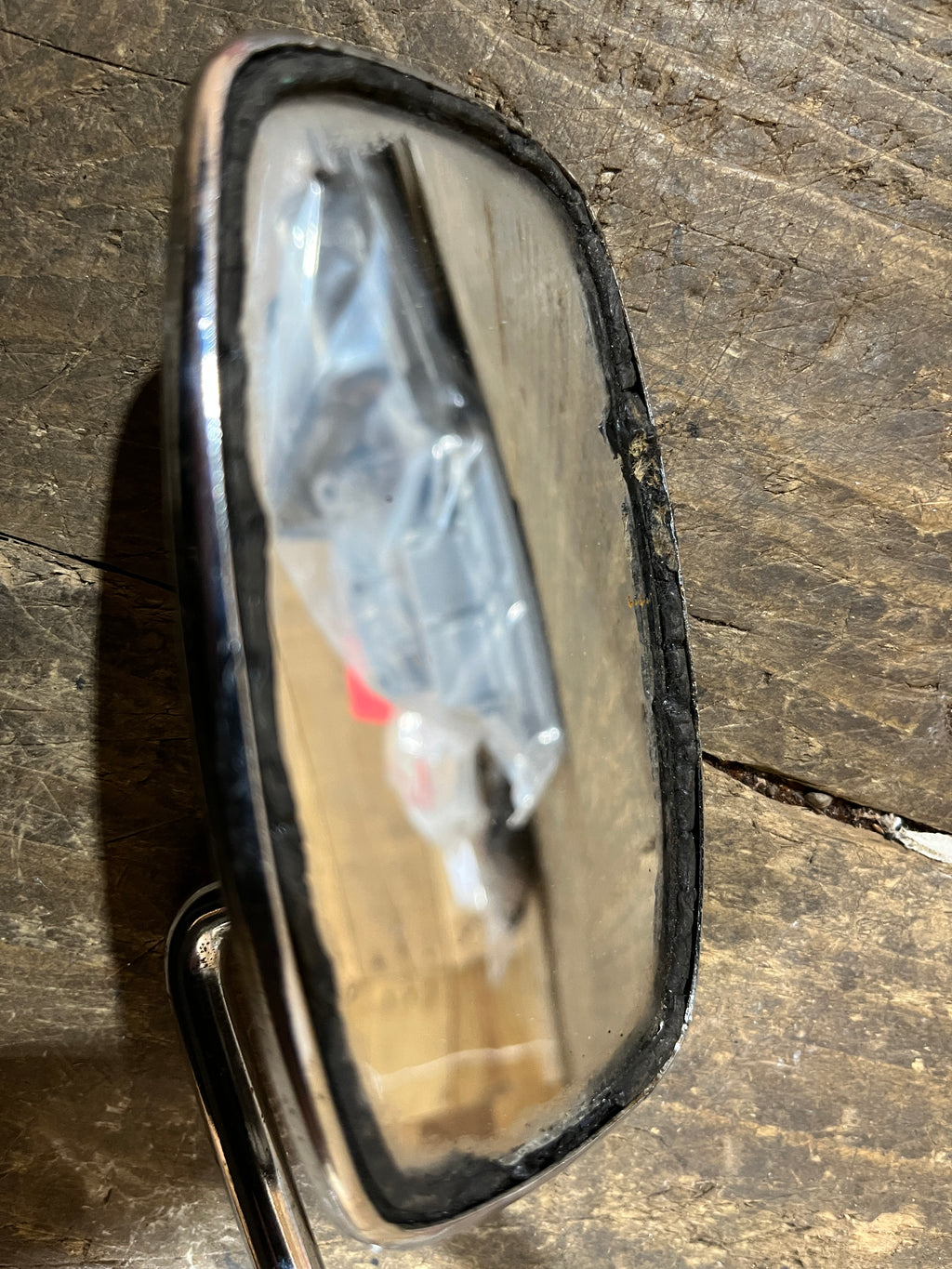 Honda C72 C77 C78 ,Right Hand Complete Mirror, Used Part
