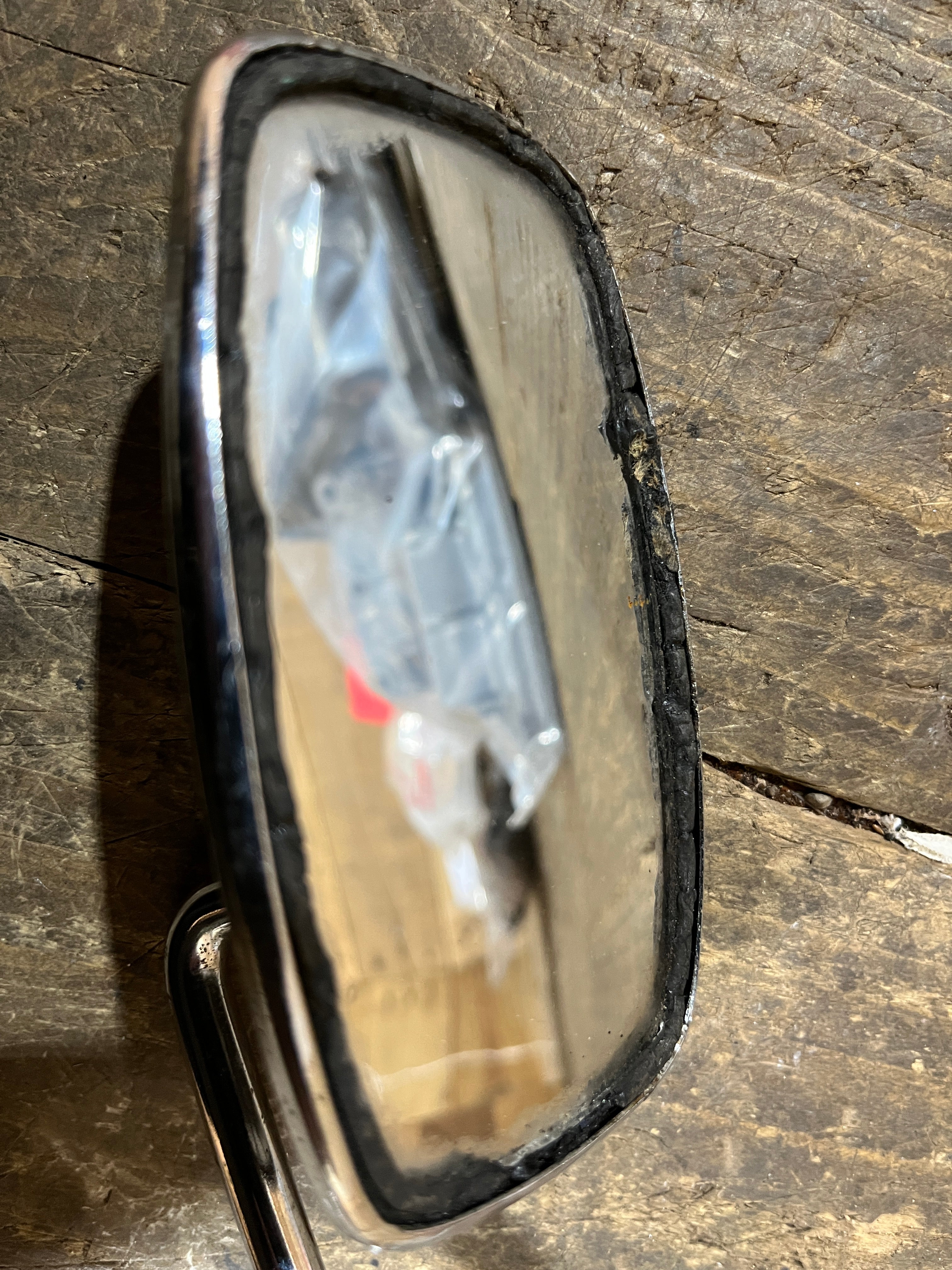 Honda C72 C77 C78 ,Right Hand Complete Mirror, Used Part