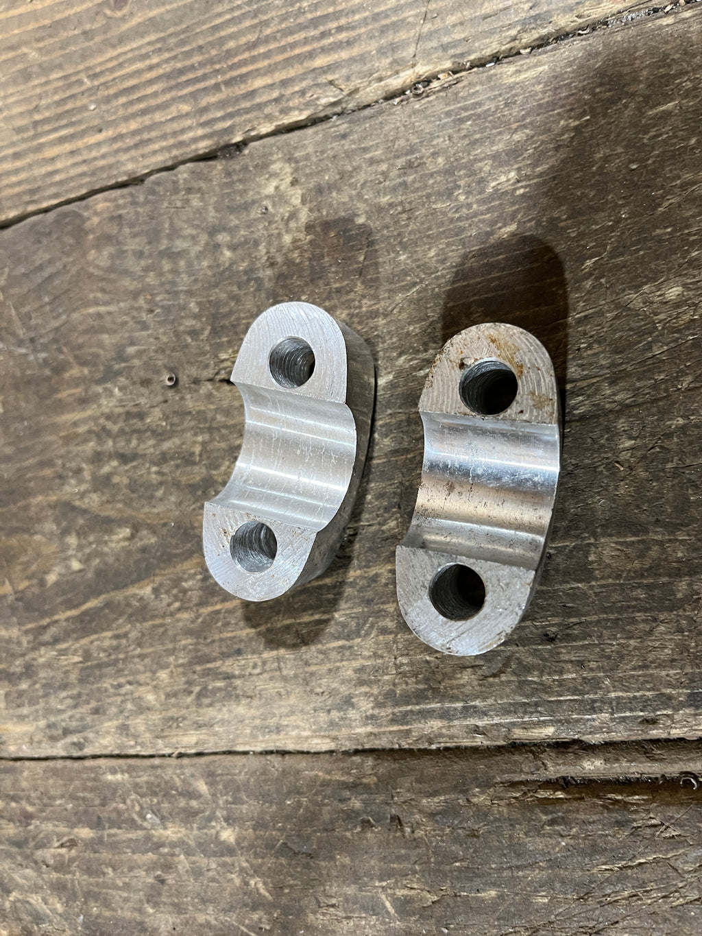 Honda CB250 CB350 CB450 ,Set of Handlebar Clamps, Genuine NOS Part Number 53131-292-610