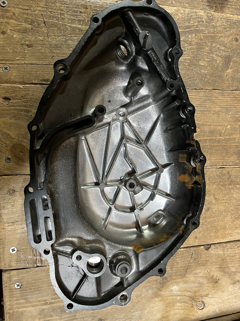 Honda XL250R 1982 ,Right Side Engine Casing, Used Part 11330-KA6-000