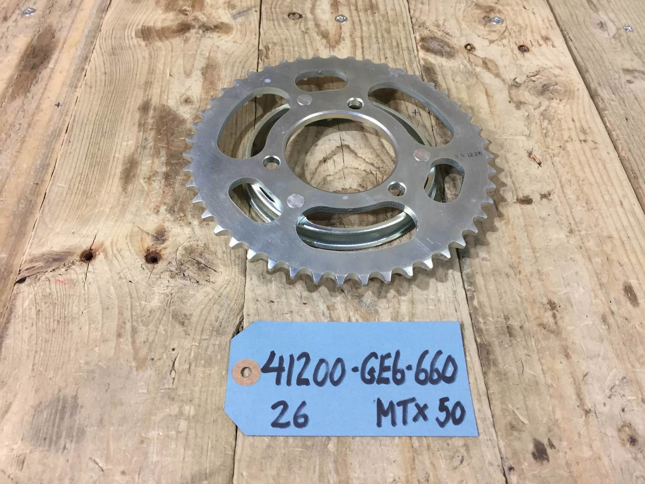 Honda MTX 50 ,Rear Sprocket 47T, NOS Genuine 41200-GE6-660