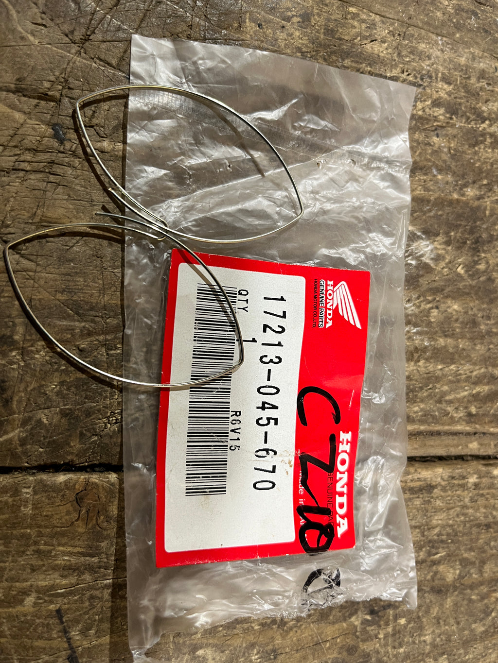 Honda Z50A QA50 ,Air Cleaner Support Clip, Genuine Honda Part Number 17213-045-670