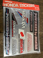 Honda Vintage ,Powered By Honda Sticker Kits, still in original Packets