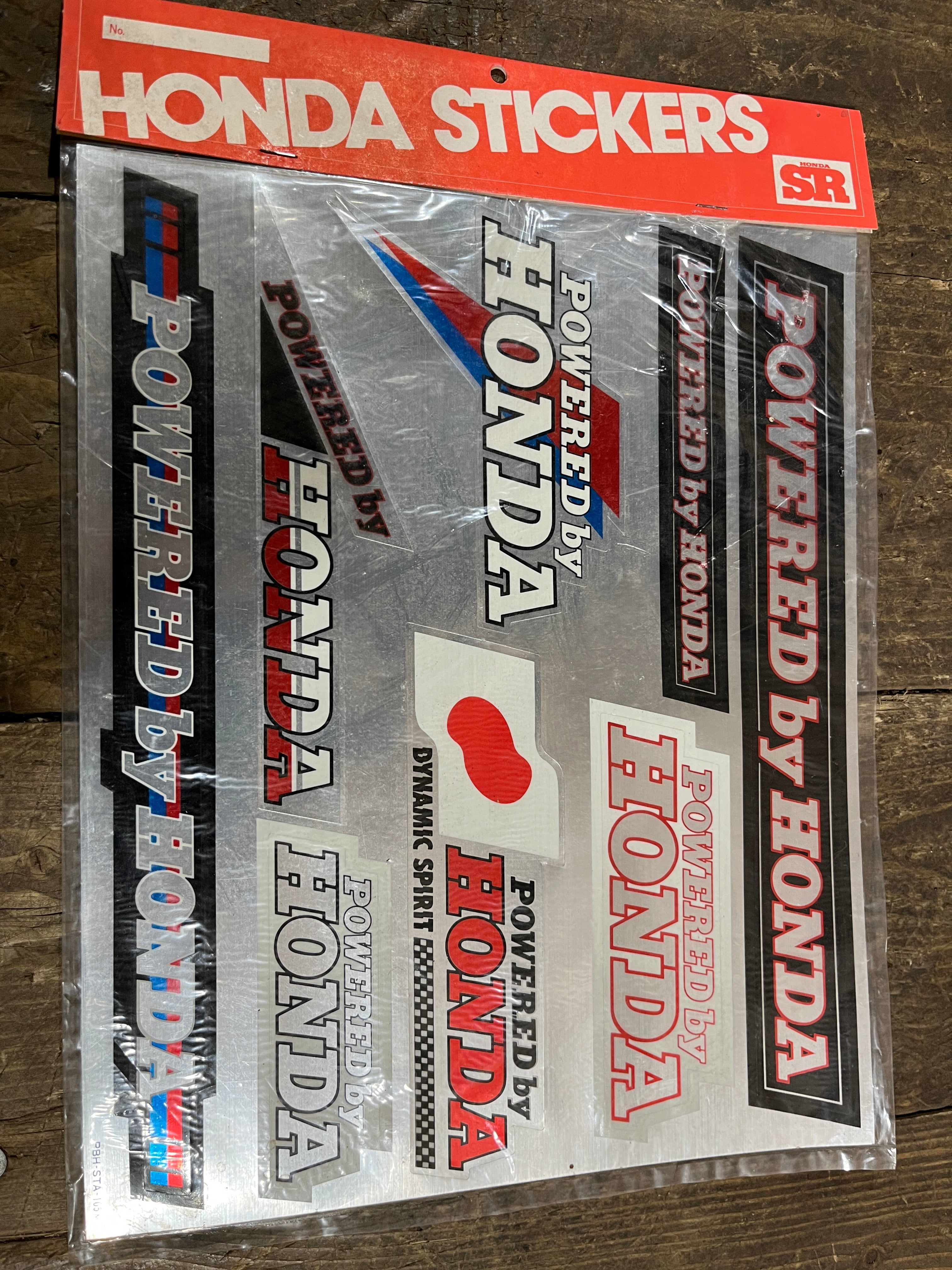 Honda Vintage ,Powered By Honda Sticker Kits, still in original Packets