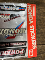 Honda Vintage ,Powered By Honda Sticker Kits, still in original Packets