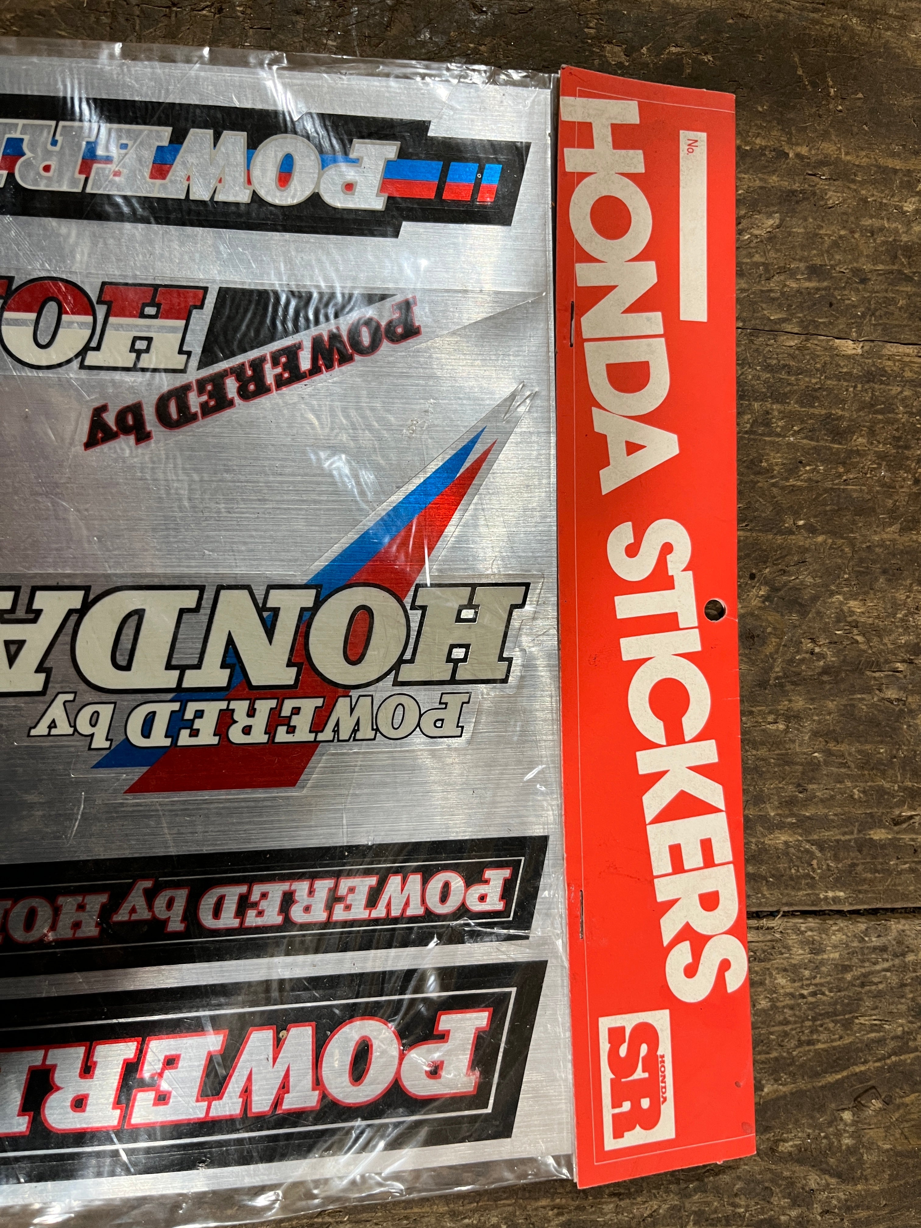 Honda Vintage ,Powered By Honda Sticker Kits, still in original Packets