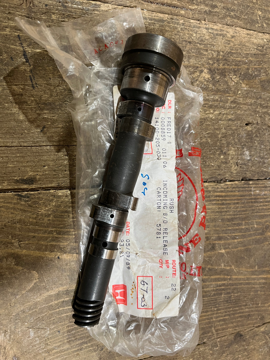 Honda CB92 CB95 CA92 CA95 ,Camshaft, Genuine Possibly Used Honda Part Number 14100-205-030