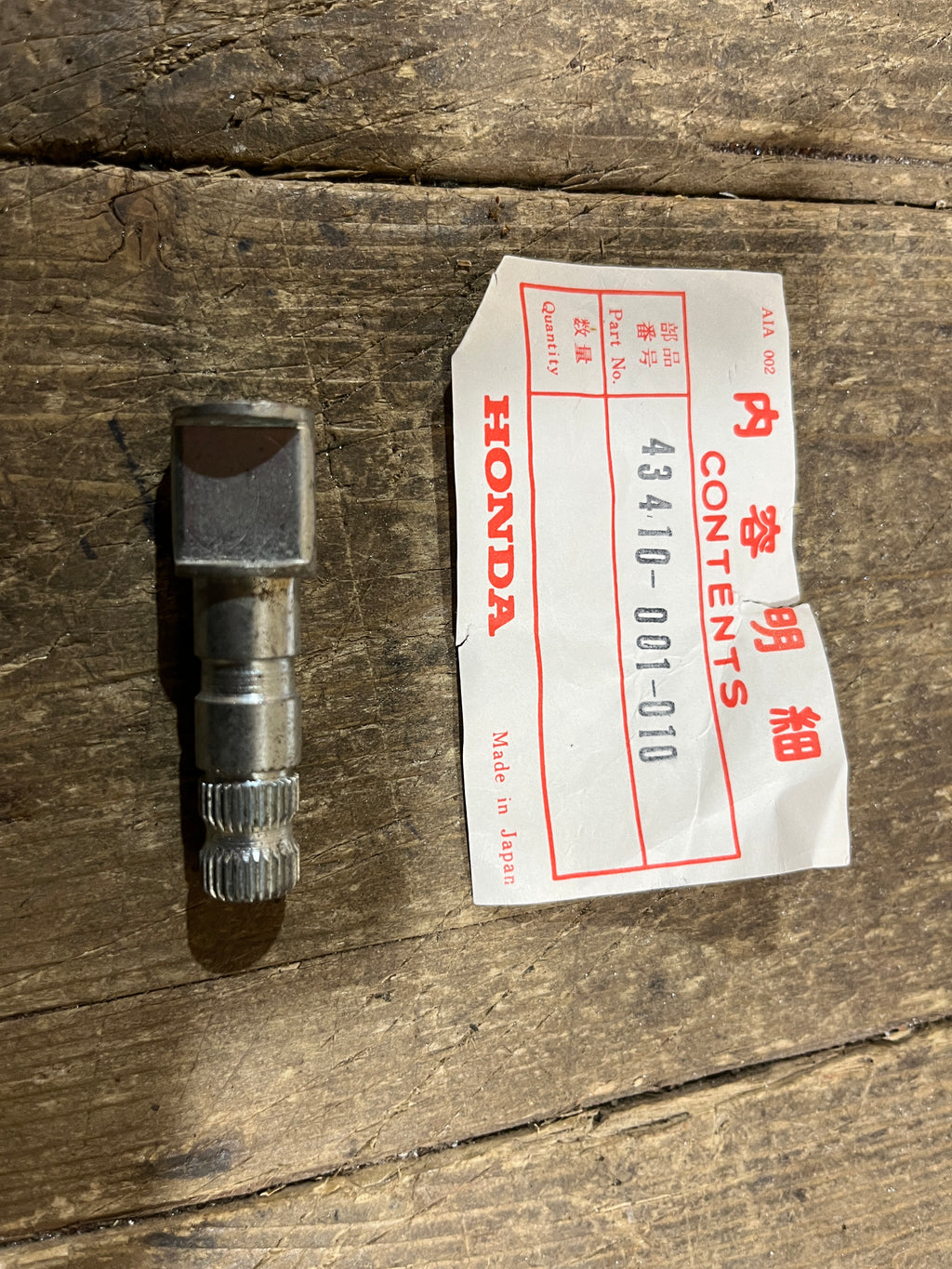 Honda C100 C102 C110 C310A ,Front Brake Cam, Genuine NOS Part Number 45131-001-010
