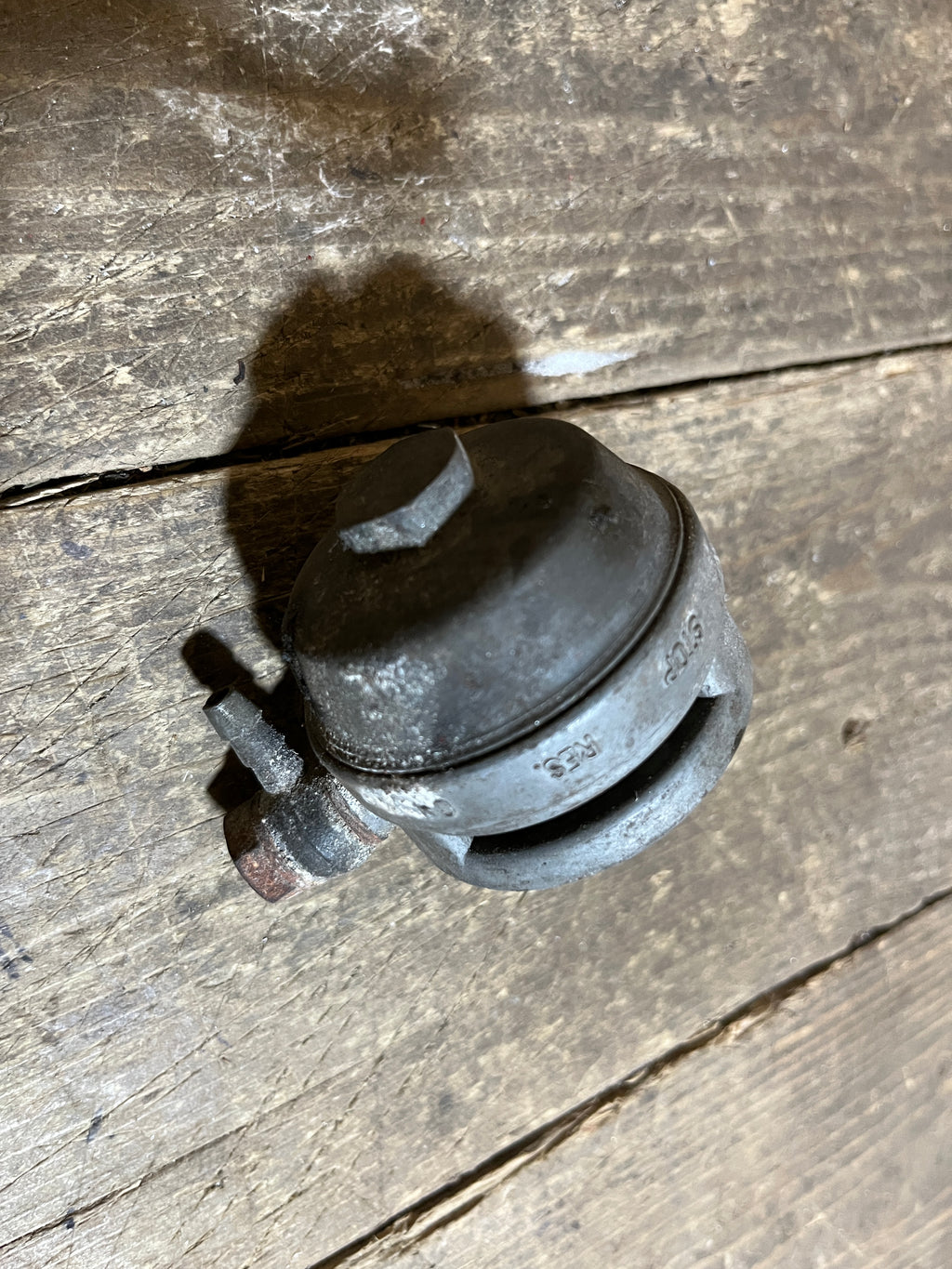 Honda CB92 ,Fuel Tap Body, Used Part requiring refurbishment