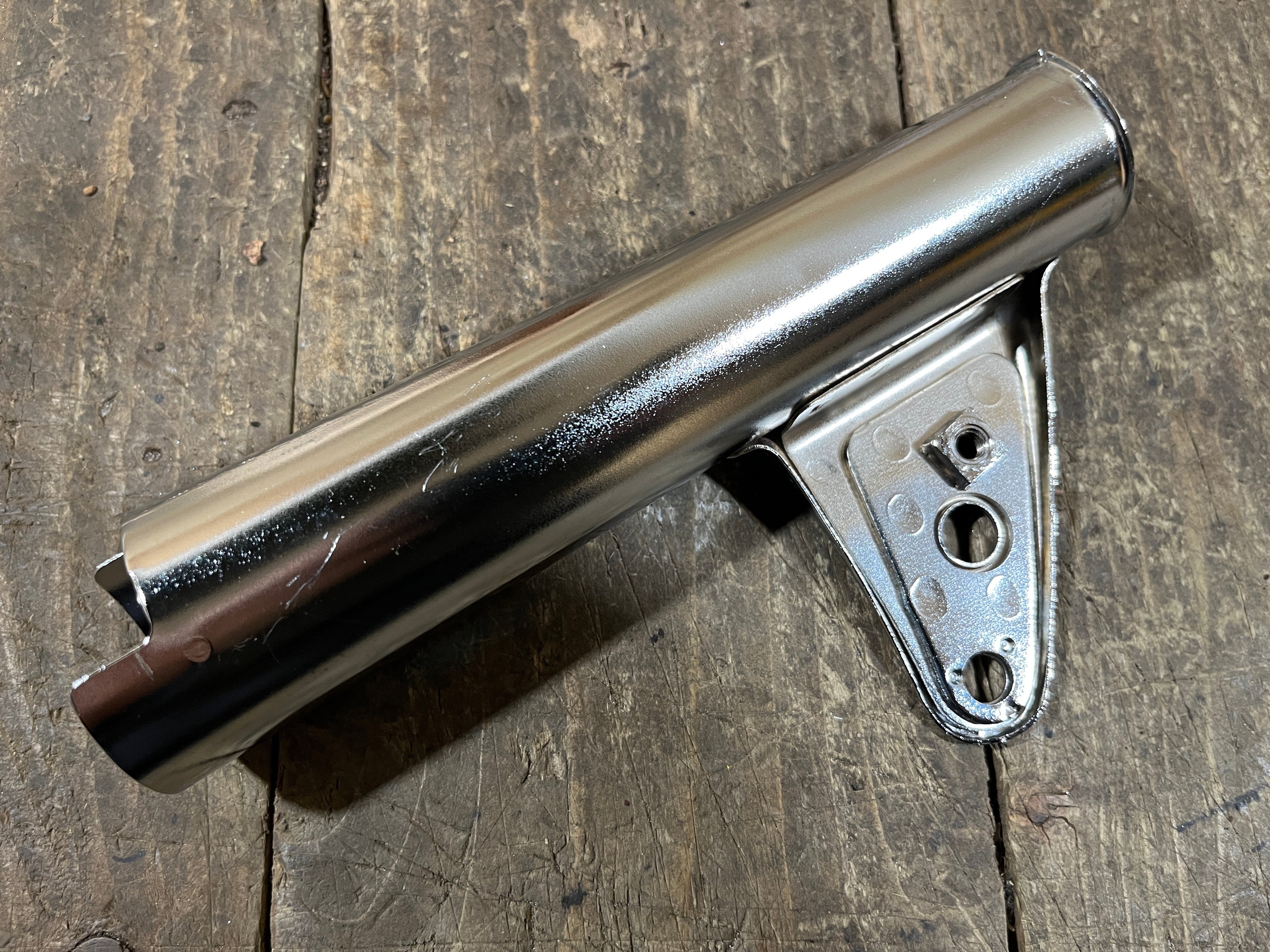 Honda CB125S CL100 CL125S ,Right Headlight Bracket, Genuine Part Number 51602-324-670XW