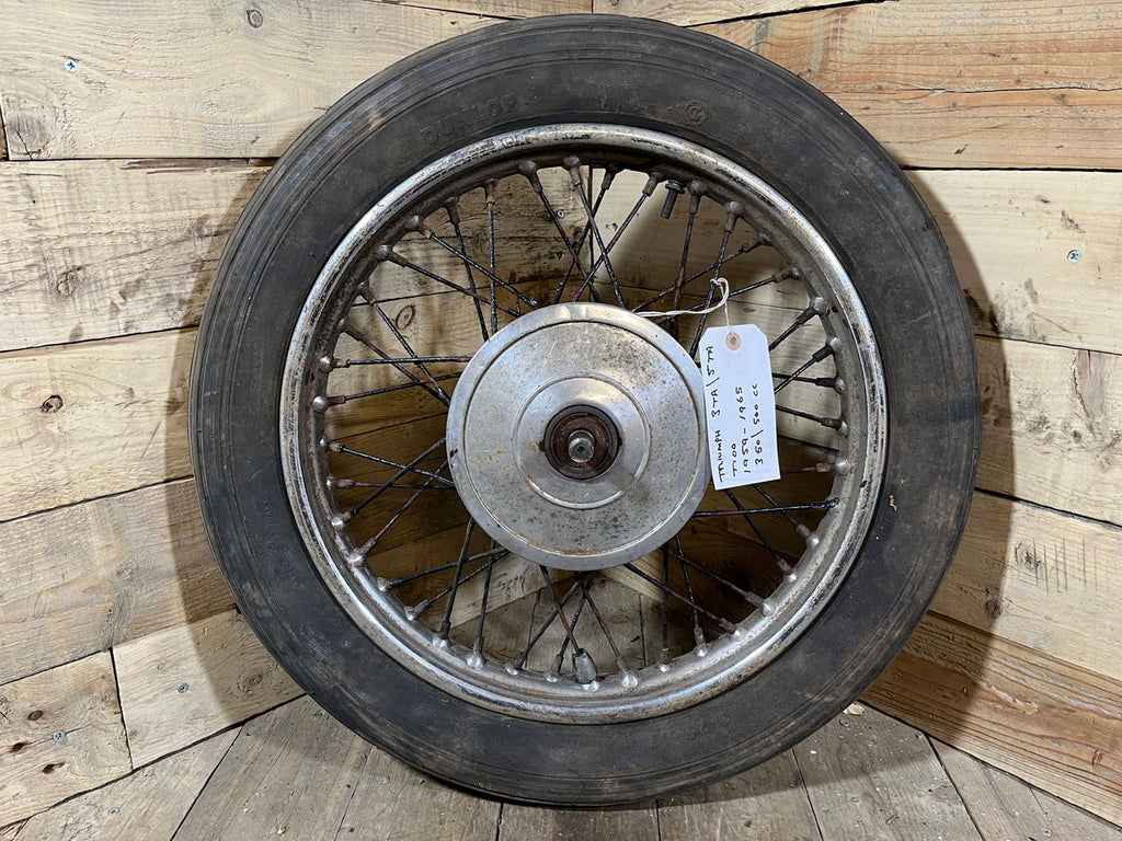 Triumph 3TA 5TA T100 ,Front Wheel, 1959-1965 Used Part