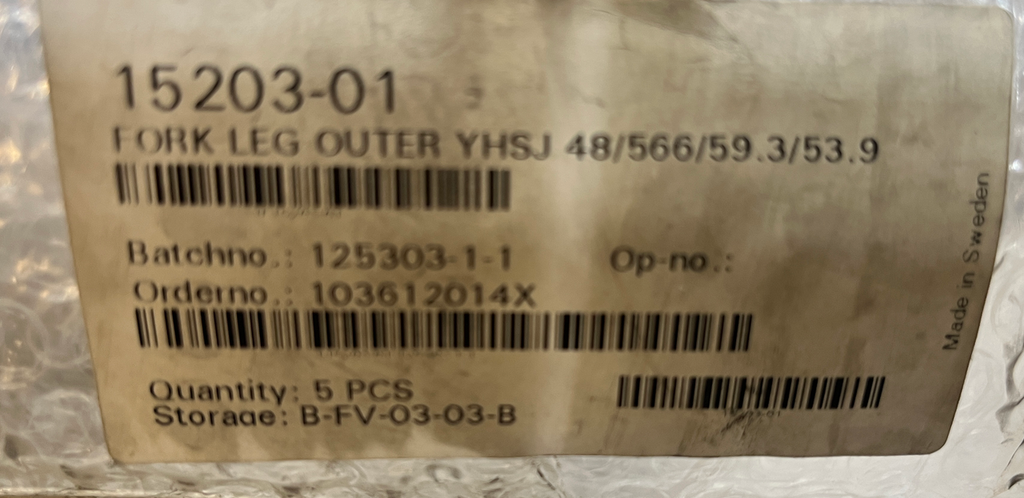 Gas Gas EC250-300 2012 ,Ohlins Fork Casing, Genuine NOS 15203-01