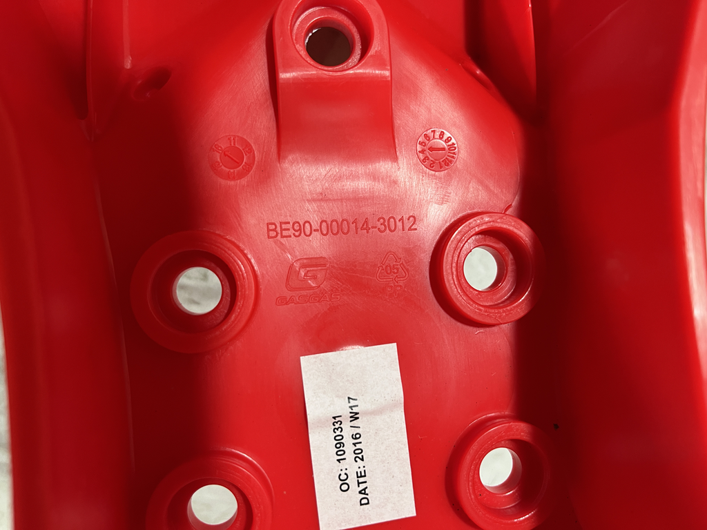 Gas Gas EC250/300 2012/13/17 Red ,Front Mudguard, Genuine BE90000143012