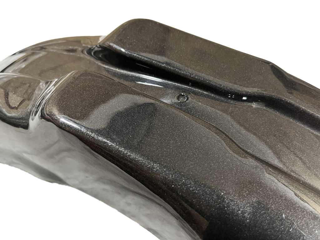 Cemoto Universal Metallic Black ,Front Mudguard, Genuine NOS Part Number 7000