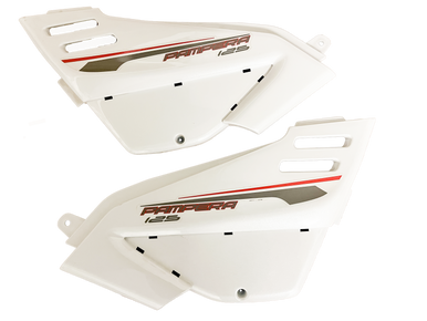 Gas Gas Pampera 125 2008-2009 ,Side Panel Pair, Genuine NOS