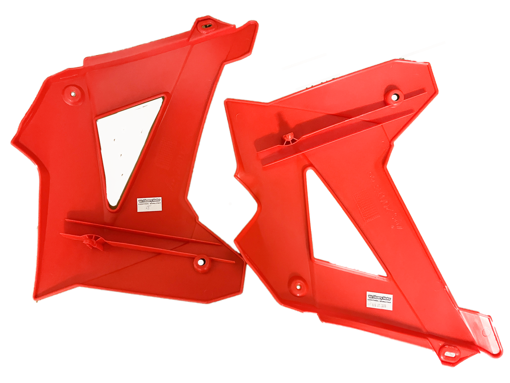Gas Gas EC250 2007-2009 Red ,Radiator Cover Set, Genuine Gas Gas Part