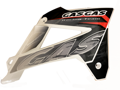 Gas Gas EC/SM 450 2009 Right ,Radiator Cover, Genuine Gas Gas Part BE91500RCCT2509